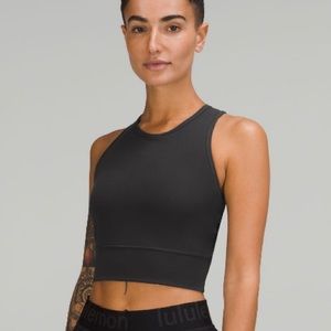Lululemon Mesh-back cropped tank top